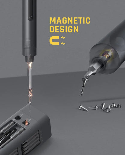 【Dealsforyoudays】Fanttik E1 MAX 3.7V Mini Electric Screwdriver 50-In-1 Magnetic Bits 5/32''Hex Magnetic Storage, Repair Tool Set for Phone Camera Laptop 3D Printer - Hardware Cordless Summerwins, Men'S Stuff, Tech Gadgets