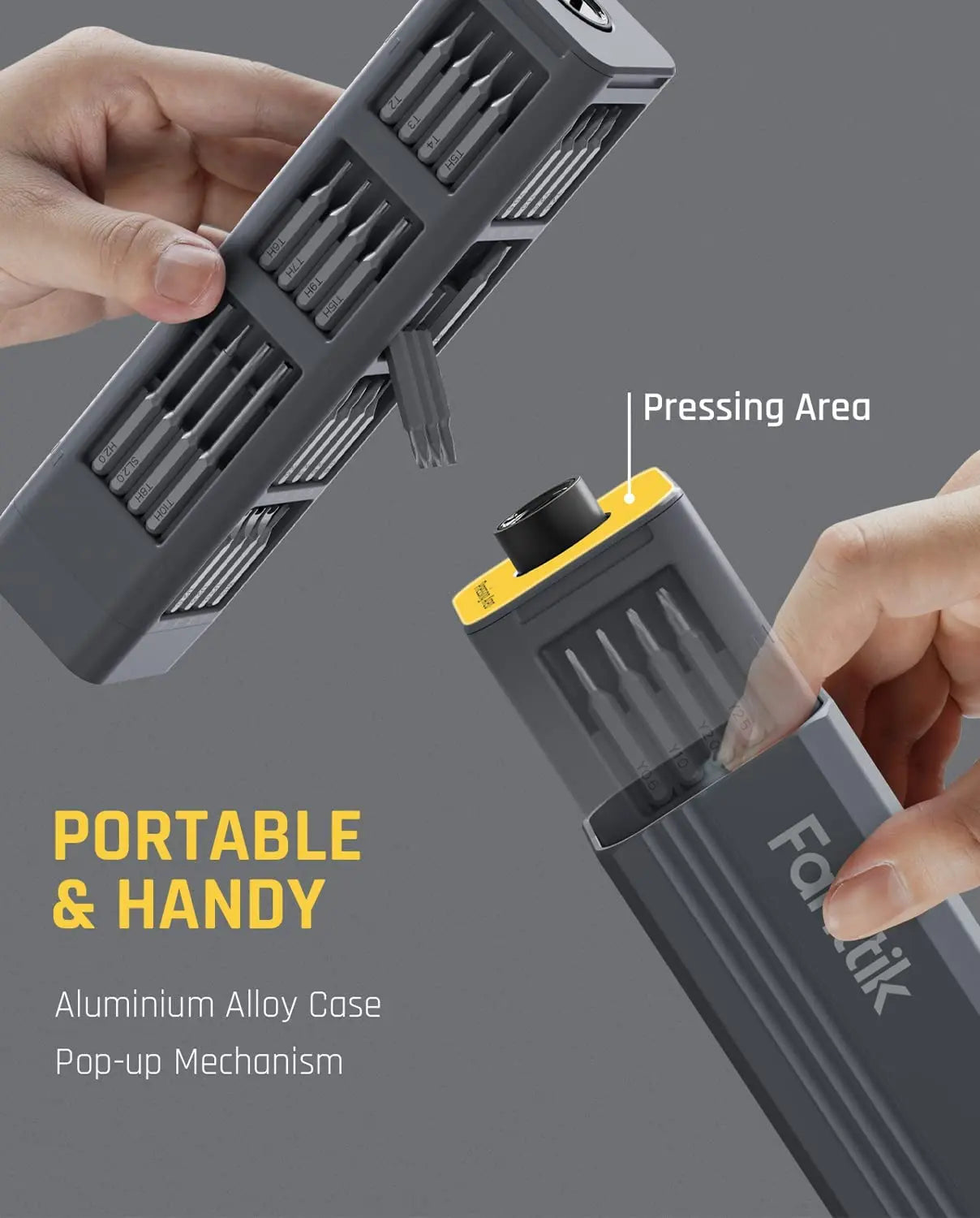 【Dealsforyoudays】Fanttik E1 MAX 3.7V Mini Electric Screwdriver 50-In-1 Magnetic Bits 5/32''Hex Magnetic Storage, Repair Tool Set for Phone Camera Laptop 3D Printer - Hardware Cordless Summerwins, Men'S Stuff, Tech Gadgets
