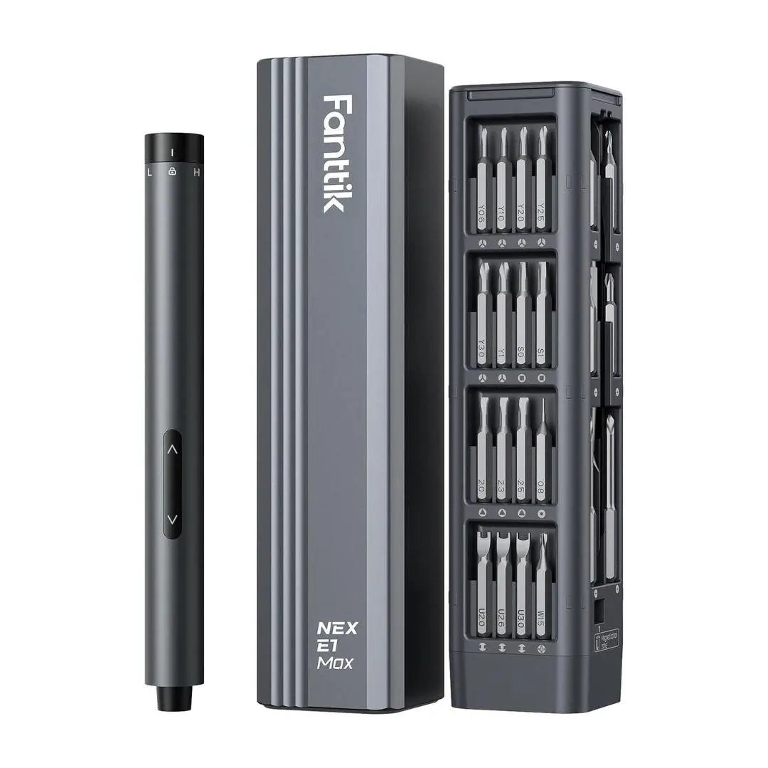 Fanttik E1 Max Mini Electric Screwdriver | 50-in-1 Precision Tool Set