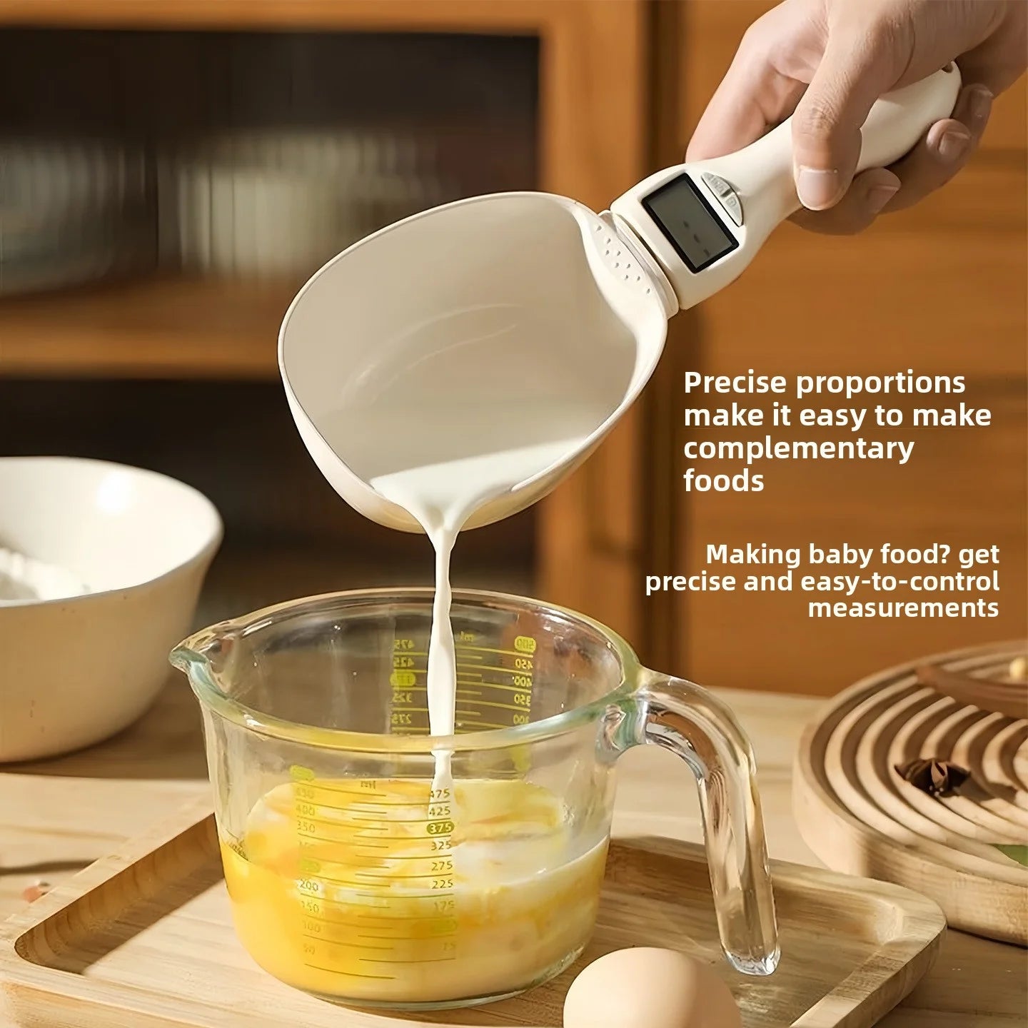 Household Kitchen Scale - Electronic Weighing Spoon - Precise Food Weighing Spoon - Detachable Measuring Spoon - Grams - Powdere