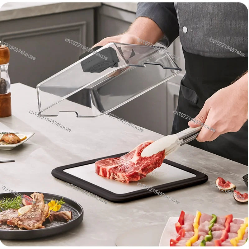 Type-C Charging Defrosting Box Ultra-Fast Fresh Recovery Machine Beef Frozen Food Meat Seafood Defrosting Plate