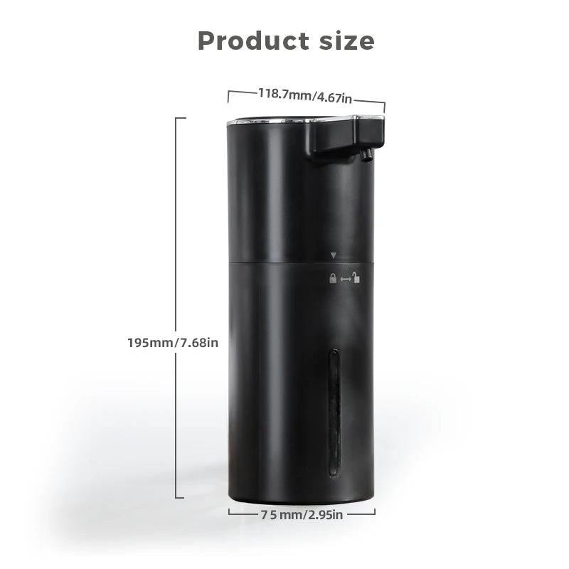 New Wall Mounted Automatic Soap Dispenser Foam Smart Hand Washing Machine 400Ml Liquid Rechargeable Bathroom Induction Sensor